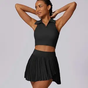 Women's Trendy Tennis Workout Set