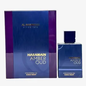 Al Haramain Amber Oud-Dubai Night Unisex Cologne - Bergamot, Tonka Bean Fragrances - Long-Lasting - 2 oz