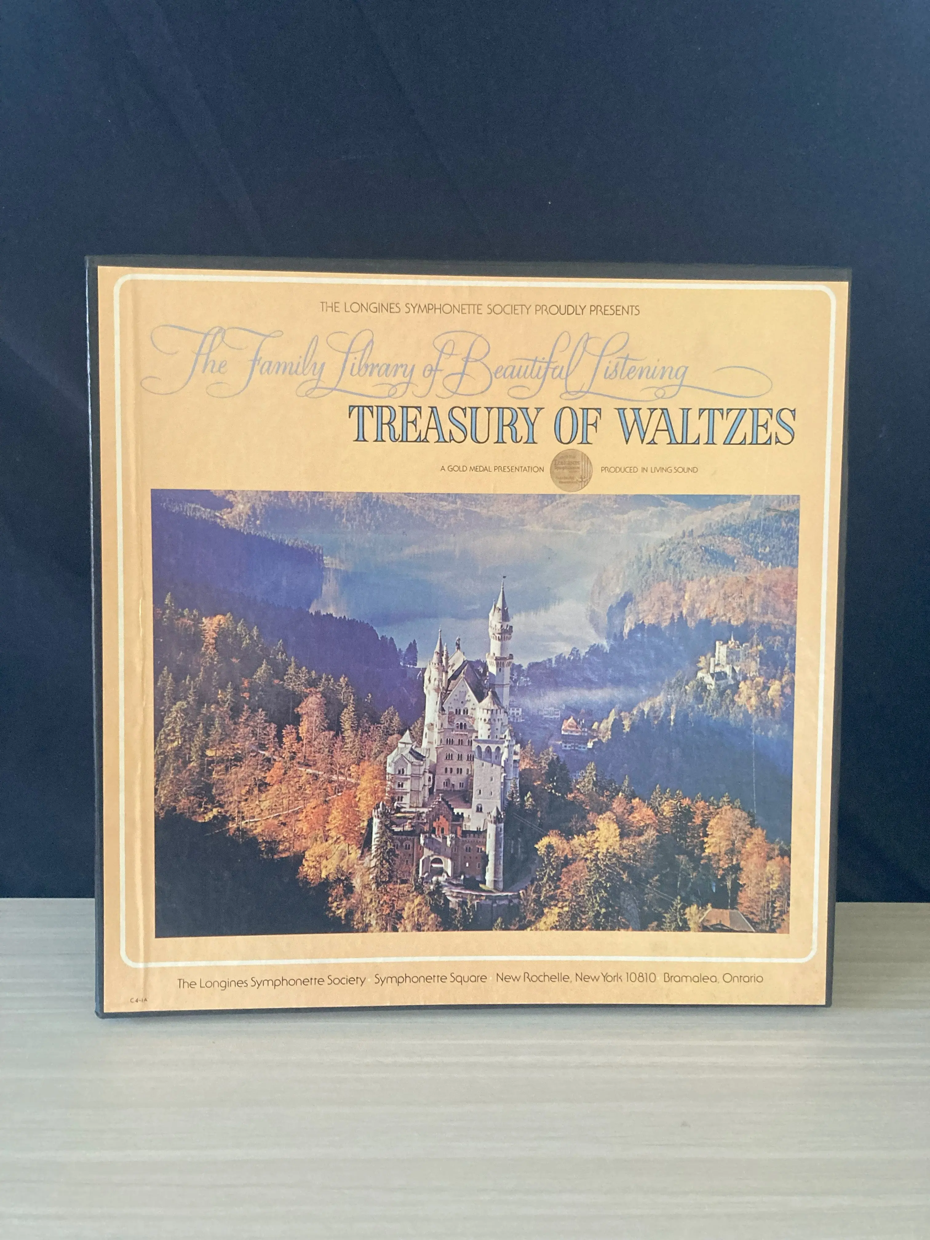 The Longines Symphonette - Treasury Of Waltzes Vinyl Record VG+/VG+