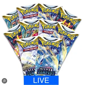 Pokemon: Sword & Shield Silver Tempest - Single Booster Pack - Opened LIVE