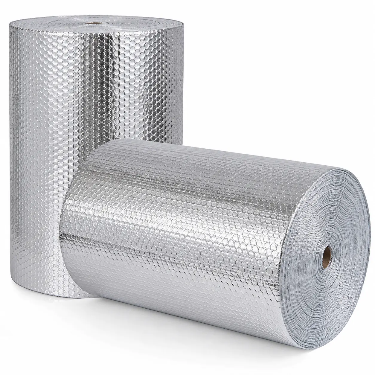 Reflective Foil Insulation Roll 12 Inch x 10 Feet, Double Bubble Radiant Barrier Insulation, Aluminum Reflective Thermal Insulation for Walls, Attics, Garages, Workshops and DIY Projects