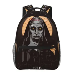 Casual The nun Outdoor Adventure Backpack The nun 2 Laptop Daypack Funny cartoon The nun ii travel backpack for Weekend Getaway Work Camping  Unisex Gift for