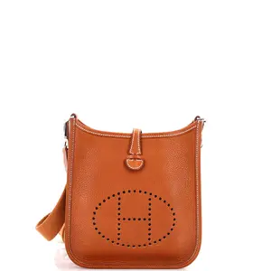 Pre-owned HERMÈS material Messenger Bags Hermes Evelyne Bag Gen III Barenia Faubourg TPM by Rebag