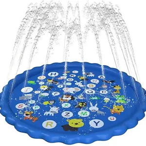 Super Large 39.4 Inch Thick PVC Children Sprinkler, Best for 3-8 Years Old, Outdoor Play and Lawn Entertainment, Portable Pet Bath Tub, Kid Pool, Swimming Pool Portable