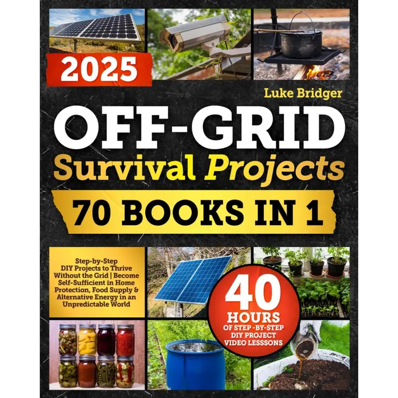 Off-Grid  Projects: Step-by-Step DIY Projects to Thrive Without the Grid | Become Self-Sufficient in Home Protection,   & Alternative Energy in an Unpredictable World - Paperback