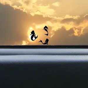 Mermaid Hidden Easter Egg Decals | Tiny mermaid decals | Small decal for cars | Hidden Truck Decal | Water bottle Decal | Car Accessories | 1