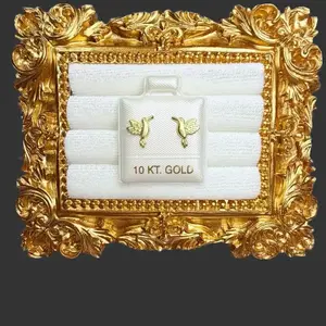 NORA'S-10K Gold Hummingbird Earrings