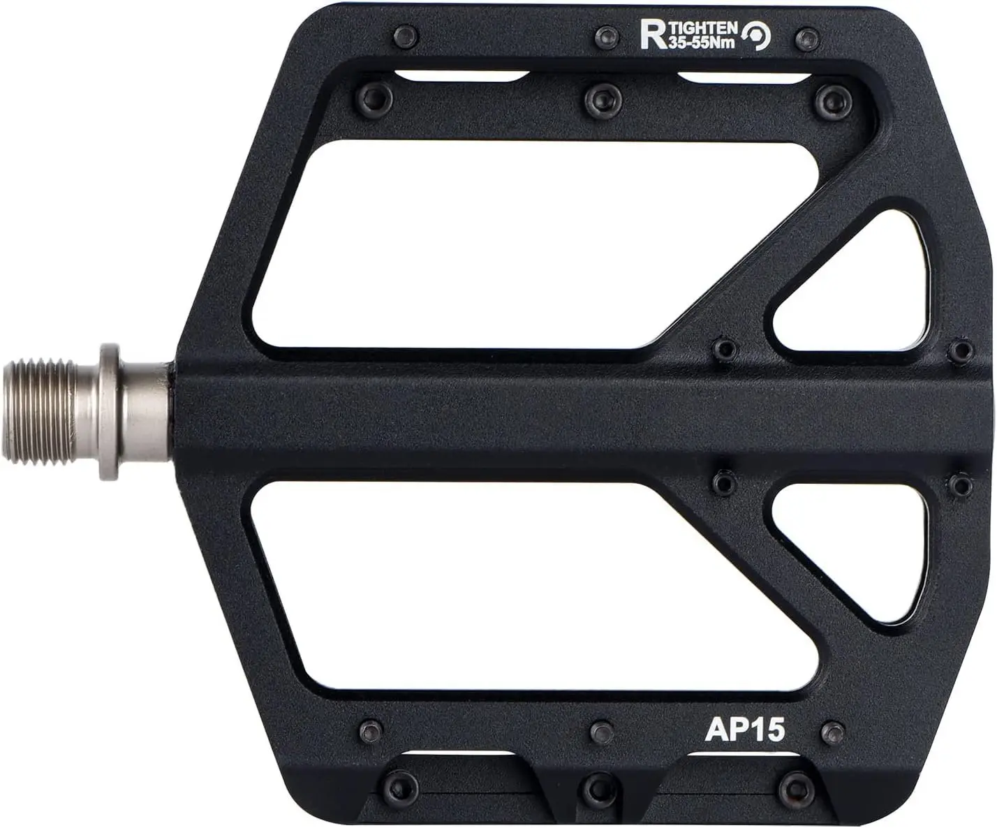 Mountain  Pedals, Non-Slip and  Alloy Bicycle Flat Pedals, 9/16" Sealed Bearing, Lightweight and Wide Platform for  Mountain, Enduro, Downhill, E-, MTB