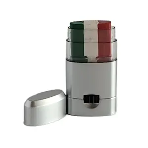 Mexico Italy Red White Green Face Paint Stick - Water Based Paint for Smooth Application, Ideal for Events and Celebrations - Makeup - Unisex