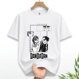 Okarun & Momo Ayase Dandadan Manga Panel Tee – Premium Cotton Vintage-Style Anime Shirt for Otaku Fans | Collector Drop
