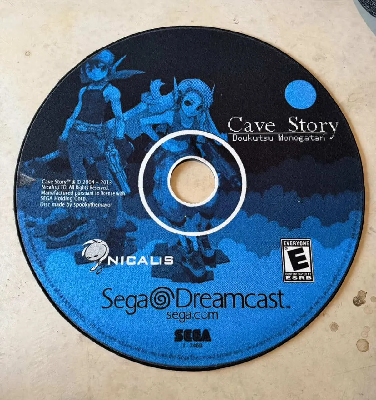 INDIE CAVE METROIDVANIA DISC RUG