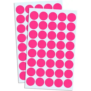 2000 Pack, 3\/4" Round Dot Stickers Circle Labels - Pink