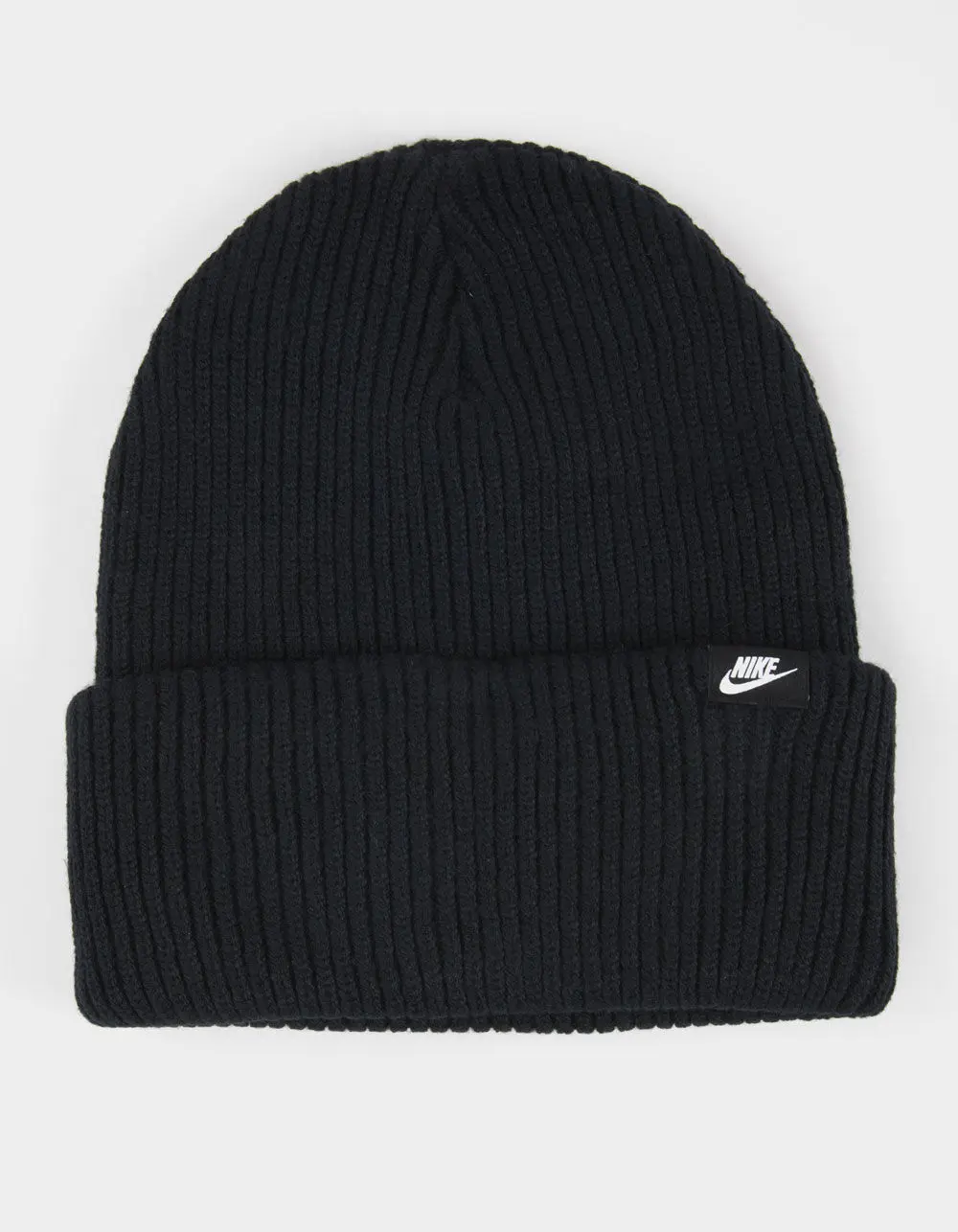 NIKE Mens Peak Futura Beanie, Black NIKE Mens Peak Futura Beanie, Black