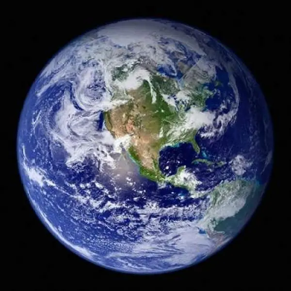 Artistic NASA Earth View From Space North America Poster Print, 24x24 Large Decor Poster, Selected PDX1AP2992LARGE Home Decor Wall Art