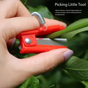 Fruit Vegetable Picking Tool Finger Ring Knife, Small Scissors for Peas Grapes Stem Cutting, Fruit Picker Gadget