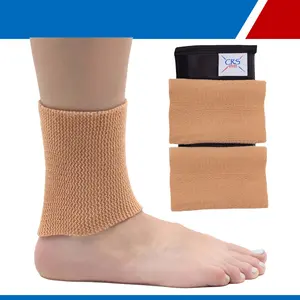 CRS Cross Ankle Gel Sleeves - Padded Skate Socks Ankle Protection (Figure Skating, Hockey, Roller, Inline, Riding, Ski or any boots)
