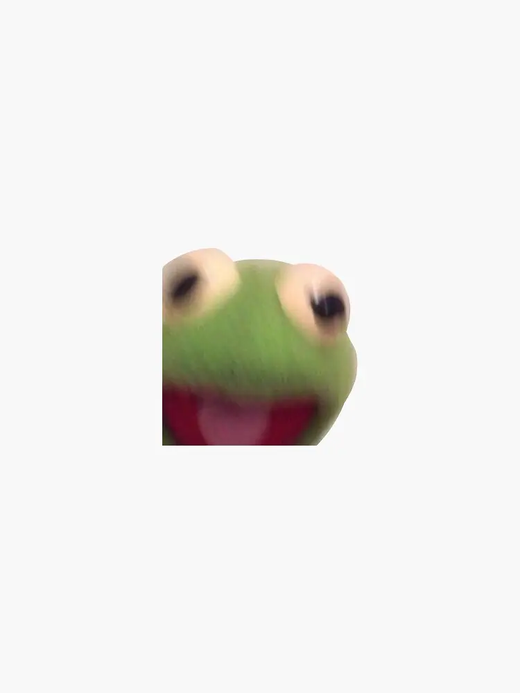 Kermit Scream Car Sticker, Automotive & Motorcycle Exterior Decal Accessory
