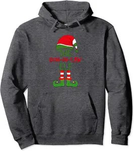 The Son-In-Law Elf Xmas Group Matching Family Holiday Party Pullover Hoodie - Robertbobby Shop 83B0BKKJ7V2W