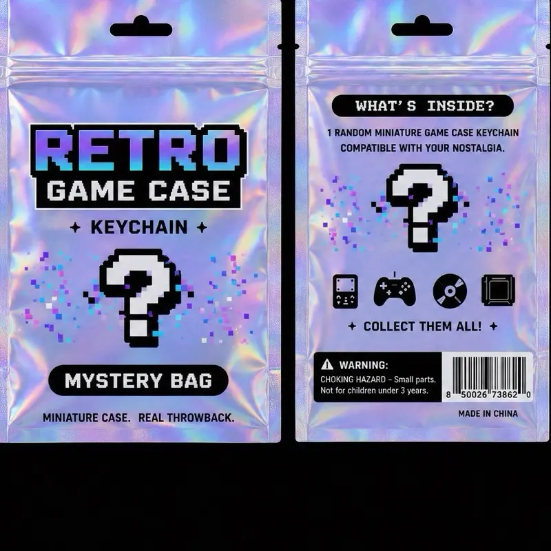 Mystery Game Case Keychains, Compact Practical Handmade Keychain with Aluminum Alloy Design, Fashion Accessory for Daily Use