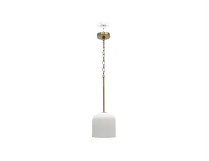 Plug & Play Parkmont 1-Light Pendant in Transitional and Modern Style-87.38 Inches Tall and 8 Inches Wide