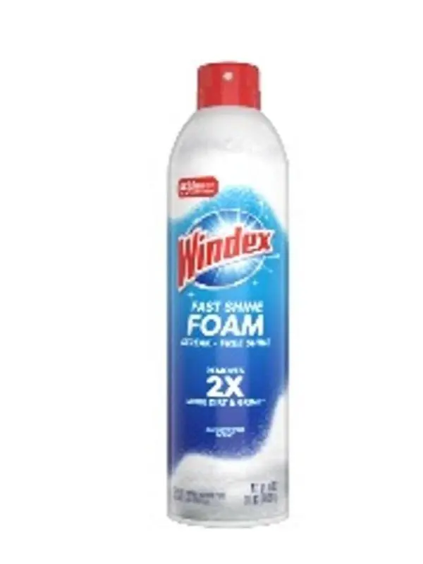 19 oz. Glass Cleaner Fast Shine Foam, Rainshower Scent 19 oz. Glass Cleaner Fast Shine Foam, Rainshower Scent