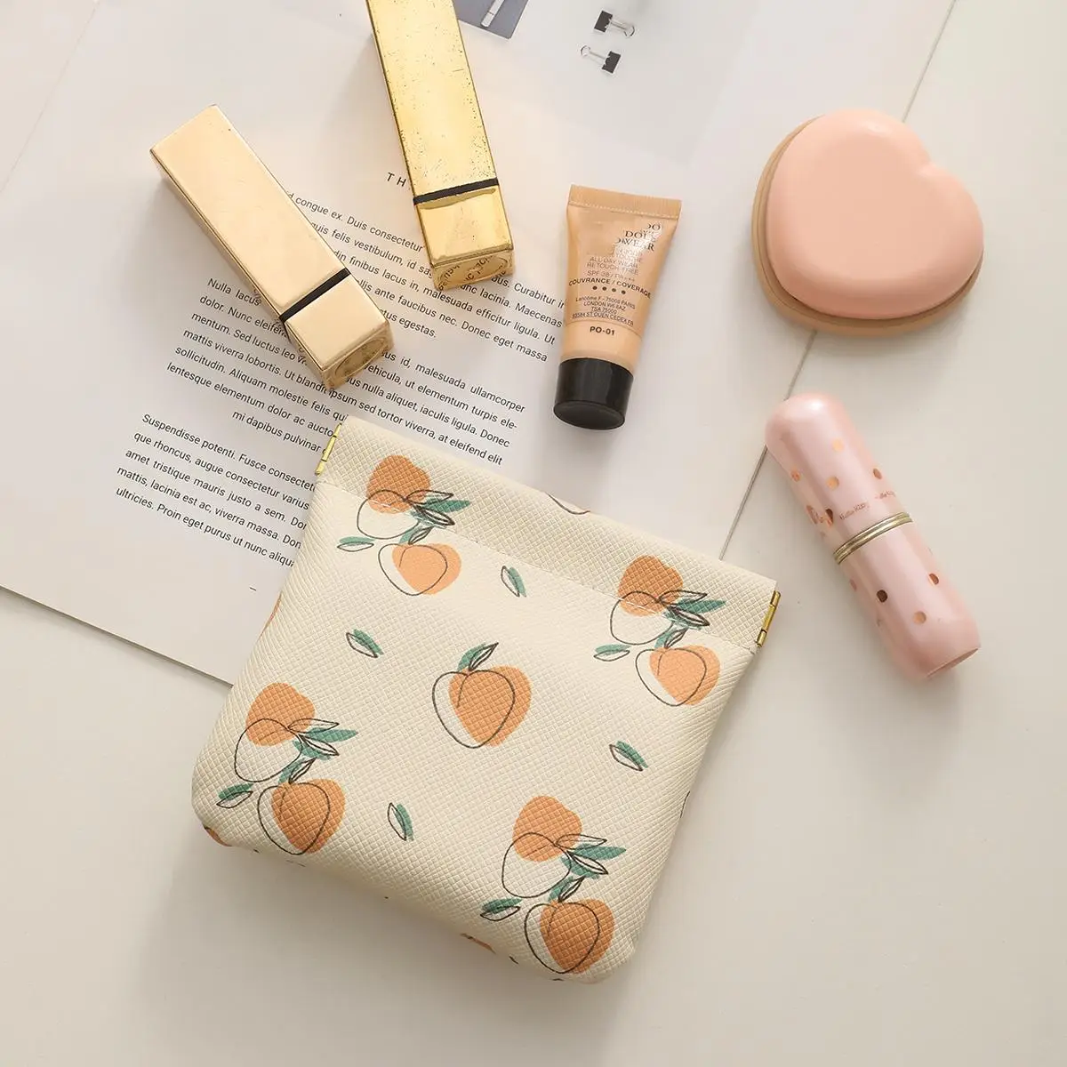 Portable Coin Purse, Mini Travel Makeup Bag, Change Purse for Women & Girls, Lipstick Key Storage Bag, Gifts for Her, Gifts for Girlfriend