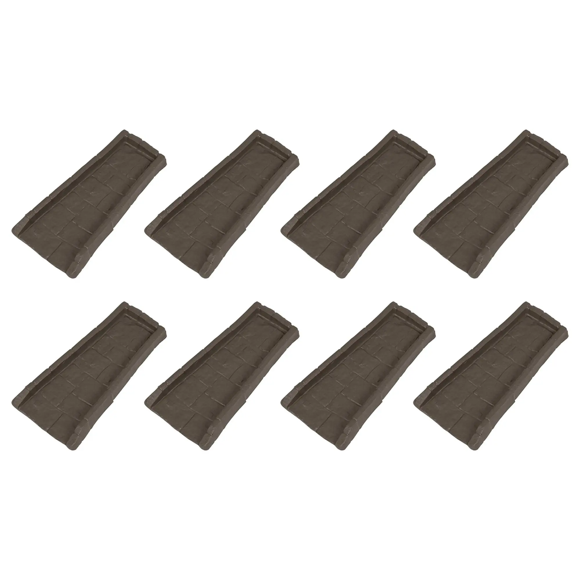 Suncast Outdoor Decorative Rain Gutter Downspout Splash Block, Java (8 Pack) Suncast Outdoor Decorative Rain Gutter Downspout Splash Block, Java (8 Pack)