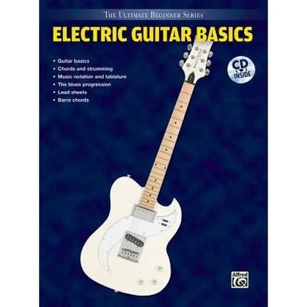 USED Book - Ultimate Beginner Electric Guitar Basics: Steps One & Two, Book & CD (The Ultimate Beginner Series) by Keith Wyatt (Paperback) - english