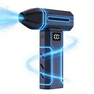 Compressed Air Dust Blower, 110000 Rpm Wireless Electric Blow Gun, Five Adjustable Settings, Rechargeable, Ideal for Keyboard, Computer, Car, Outdoor