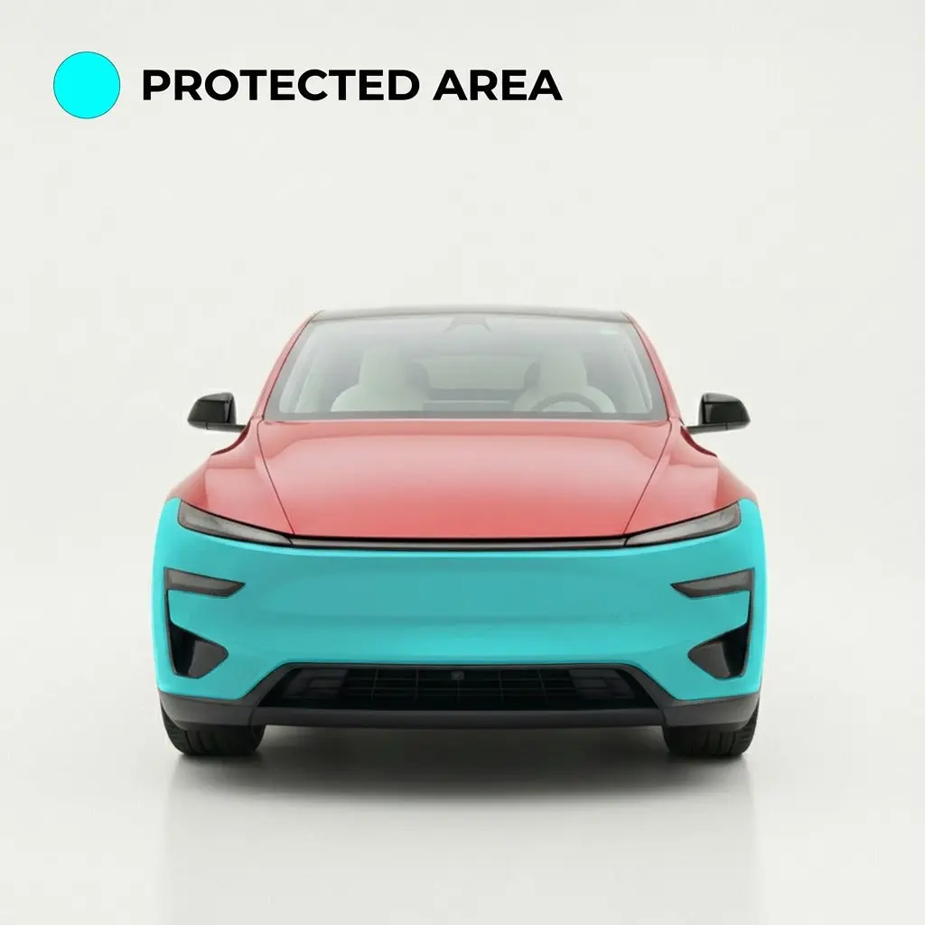 Model Y Juniper Performance Front Bumper PPF – Pre-Cut DIY Paint Protection Film