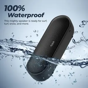 TRIBIT MaxSound Plus Portable Bluetooth Speaker with IPX7 Waterproof, 24W Louder Sound, XBass, 20H Playtime Wireless Speaker
