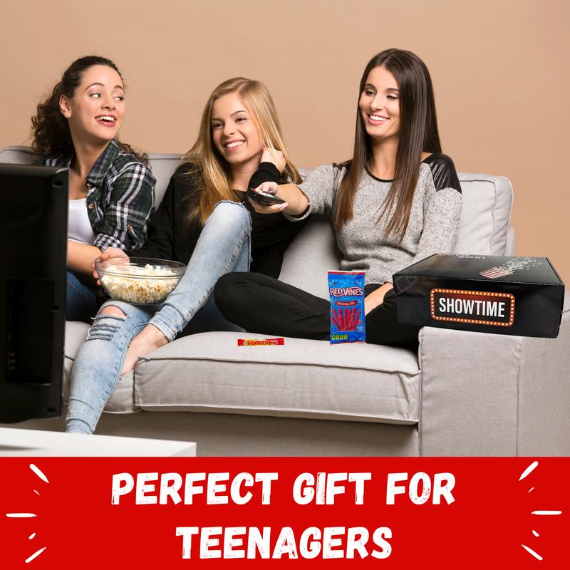 Movie Night Co.™ Gift Box Set Snacks + Movie Night Bingo & More