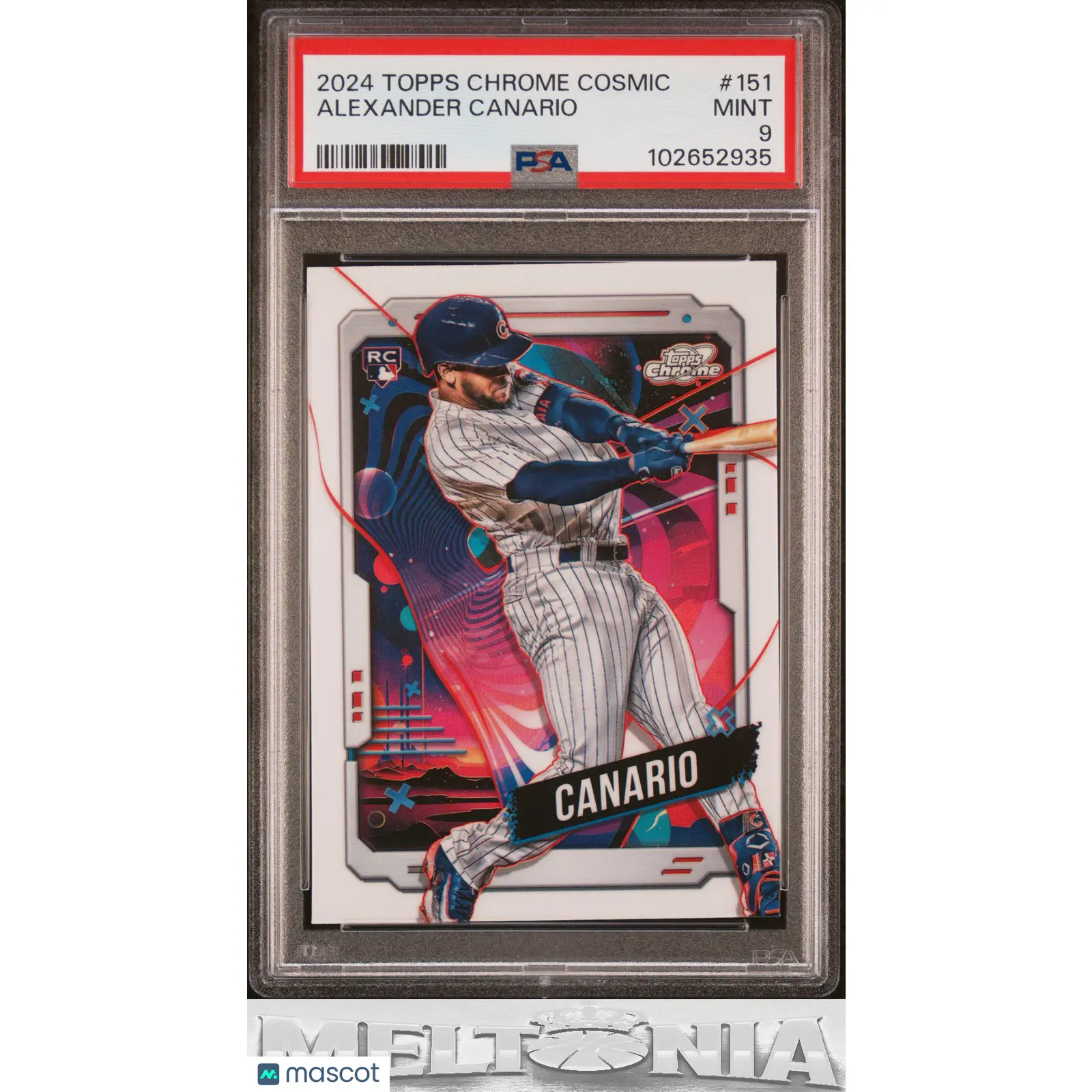 Alexander Canario 2024 Topps Chrome Cosmic #151 White Hole Refractors PSA 9 RC