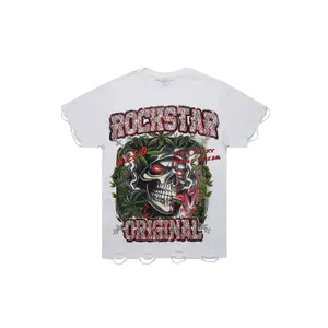 Hyzon White Oversized Graphic T-Shirt