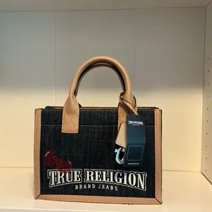 True religion - Denim handbag with cherry design., Unique Gift, Party Gift