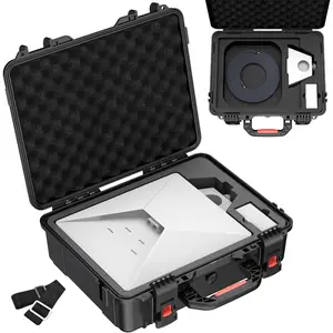 Starlink Mini Case,  Hard case Fits  Link Mini Dish, Portable  Dual Carry Options with Precision Cut  For Starlink Accessories,Ideal for Travel and Camping