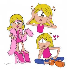 3 Stickers, Lizzie McGuire Sticker, 90s Stickers, Waterproof Sticker, Laptop Stickers, Sticker Aesthetic, Retro Stickers, Water Bottle Sticker - Copy