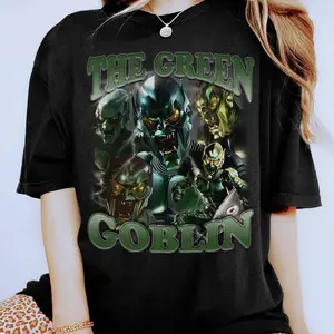 Green Goblin Shirt Vintage Green Goblin T-Shirt Spider Man Shirt Norman Osborn T-Shirt The Amazing Spider Man Shirt Birthday Gift #cartoon #familymatching #vacationoutfit #retrovibes #viralshirt