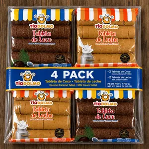 Tío Dolmo Tableta de COCO y Tío dolmo Tableta de LECHE 425g