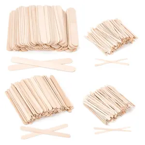 1000 Wax Sticks Set, 4 Styles Combination for Body & Facial Hair Removal, Eyebrow Lip Nose Wax Applicator, Wood Craft Spatula Tool