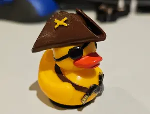 Pirate Duck: 3D Printed Collectible, Cruise Hiding Gift