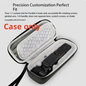 For DJI Osmo Pocket 4 / Pocket 3 Portable Carrying Case Handheld Gimbal Accessories Bag Outdoor Travel Handbag Mini Storage Bag