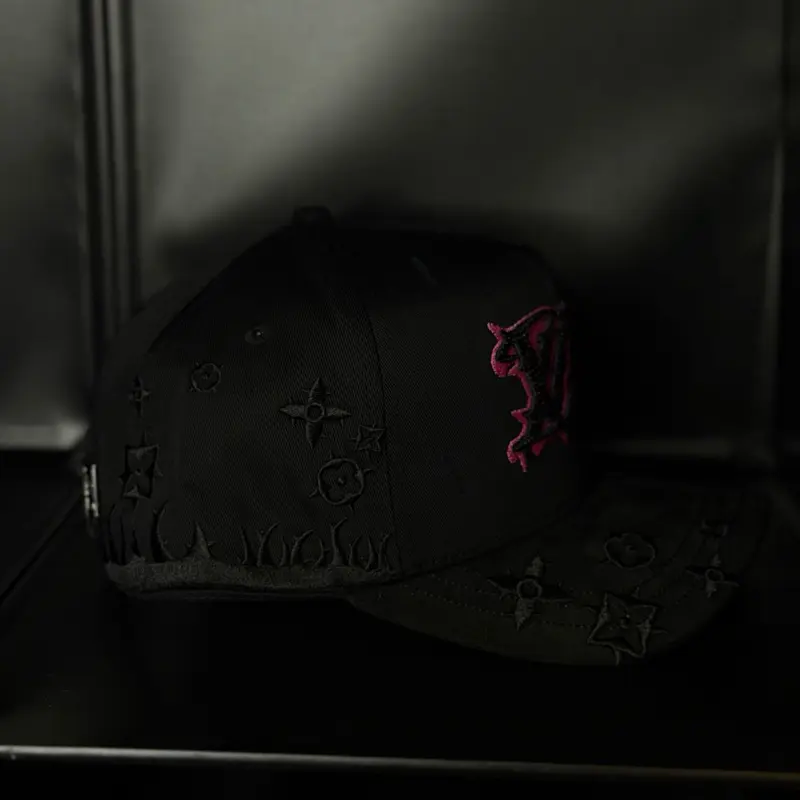 Blush Pink Floral Caps, Stylish Everyday Hats for Casual Outings