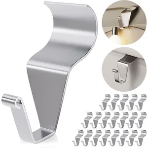 Vinyl Siding Hooks, No Hole Siding Hanging Hangers, Heavy-Duty Stainless Steel Vinyl Siding Hanger, Reusable Siding Clips for Hanging Holiday Decorations, Plaques, String Light