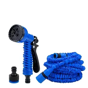 Magic Expandable Garden Hose with High-Pressure Car Washer Gun, Adjustable Nozzle, Lightweight Knot-Free Design, Ideal for Yard, Lawn, Car Washing, Pet Bathing, Portable Garden Hose, Lightweight Flexible Hose, Garden Retractable Hose