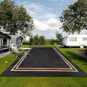 Outdoor Camping Mat, Leaf & Flower Pattern Outdoor Carpet, Patio Rug, Thickened Floor Mat for Terrace, Outdoor Camping, Camping & Hiking Equipment, Rv Outdoor Rug