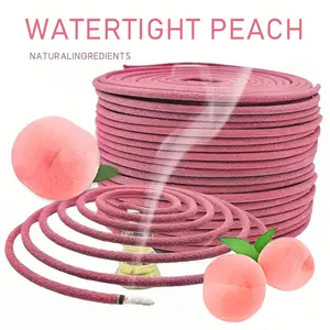 Colorful Spiral Incense Sticks, Fruit Scented Aromatic Fruity Fragrance Disk Incense, Home Bathroom Purification, Sleep Yoga Meditation Relax Outdoor Activities