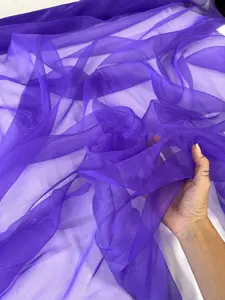 Purple Crystal Organza