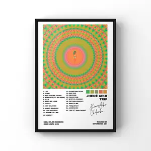 Jhené Aiko - Trip Album Posters | Album Cover Poster | Music gift | Music Wall Decor