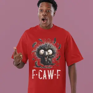 Fcawf Crow Shirt, Funny Crow Shirt, Fcawf Halloween Tee, Fashion Cotton, Full Sizes, For Men, For Women